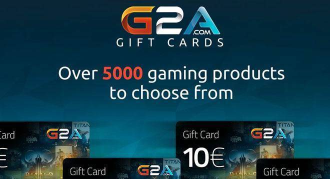 G2A Gift Card 30€ Giveaway